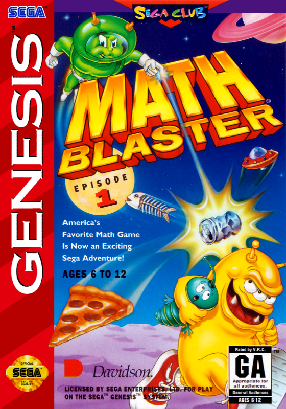 Math Blaster Episode 1 (Usa) Genesis Print Poster