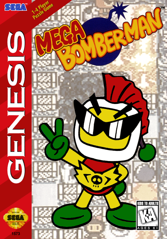 Mega Bomberman (Usa) Genesis Print Poster