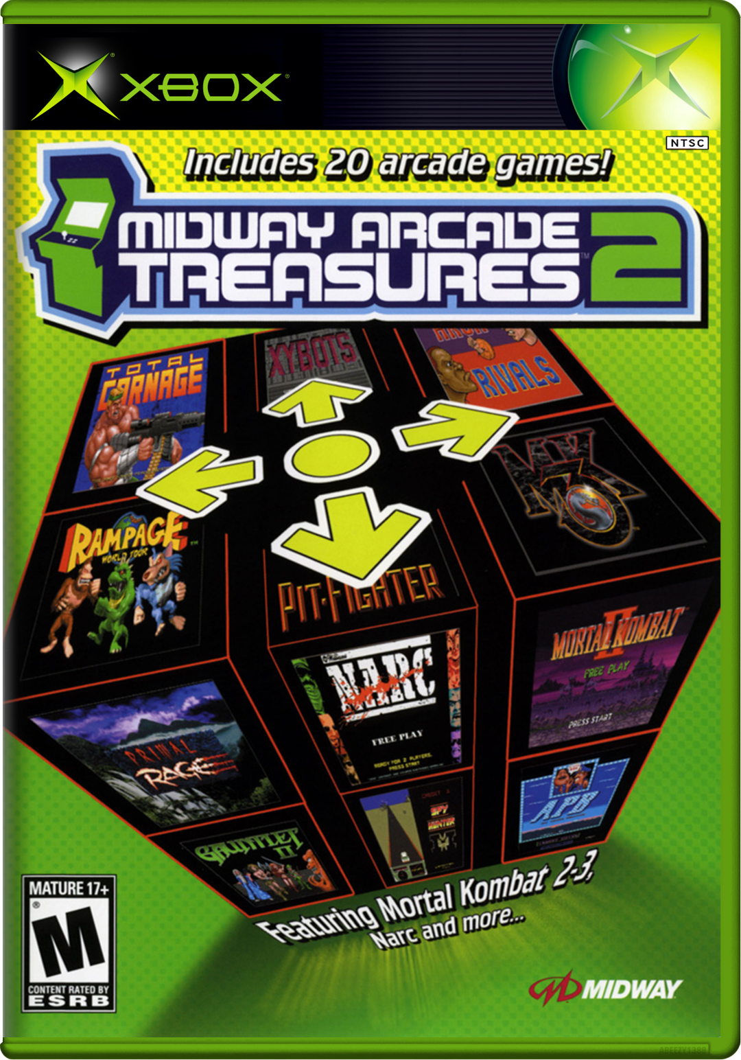 Midway Arcade Treasures 2 (Usa, Europe) Xbox Print Poster