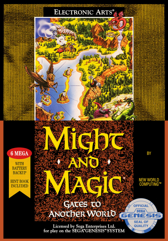 Might And Magic (Usa) Genesis Print Poster