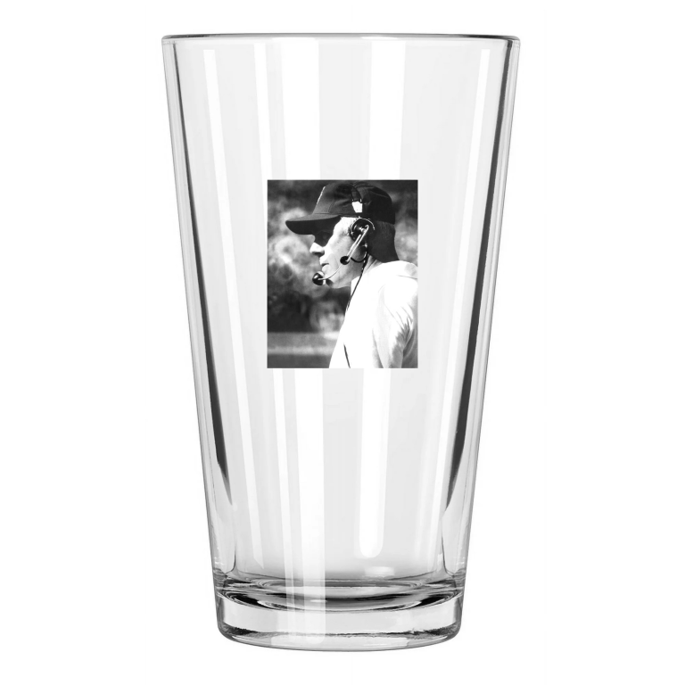 Minnesota Vikings Coach Bud Grant Photo Football Hof 94 Pint Beer Drinking Glass
