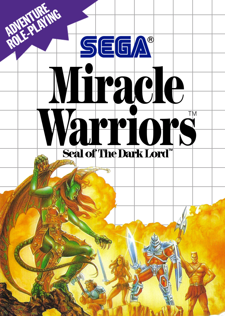 Miracle Warriors Seal Of The Dark Lord Sega Master System Print Poster