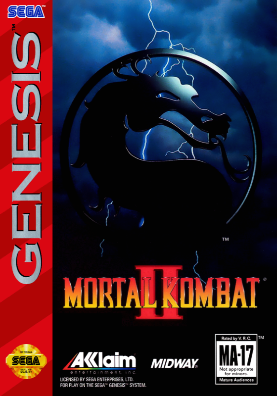Mortal Kombat 2 (Usa) Genesis Print Poster