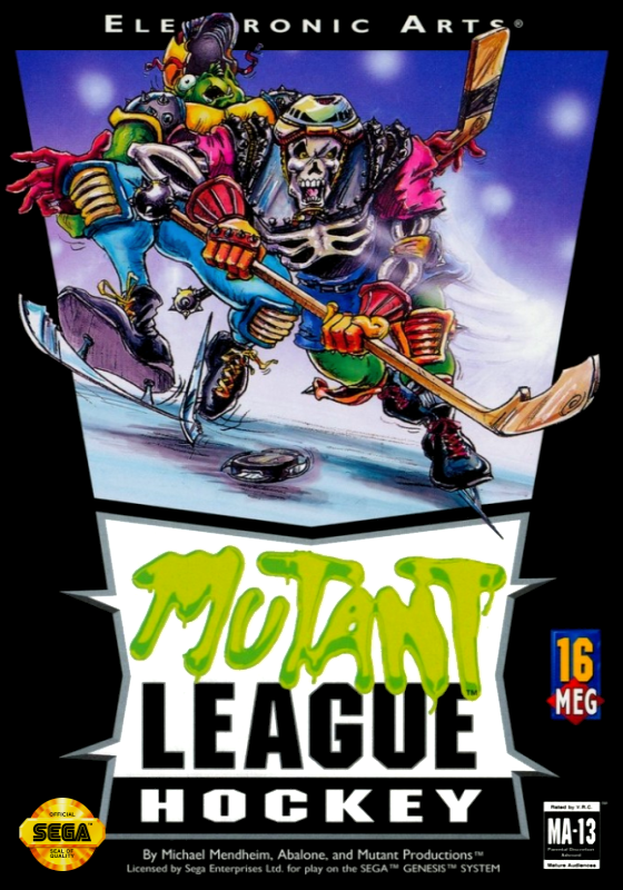 Mutant League Hockey (Usa) Genesis Print Poster