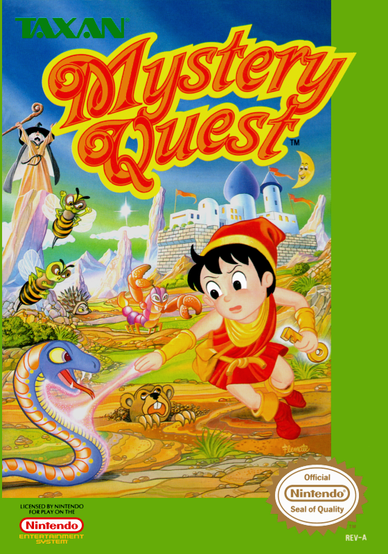 Mystery Quest (Usa) Nes Print Poster
