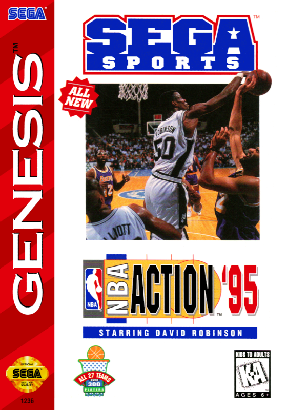 Nba Action 95 (Usa) Genesis Print Poster