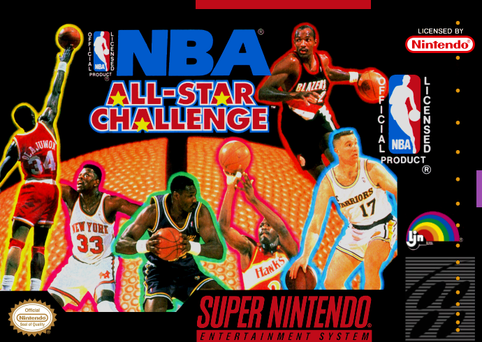 Nba All Star Challenge (Usa) Snes Print Poster