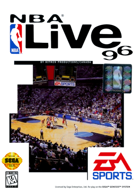 Nba Live 96 (Usa) Genesis Print Poster