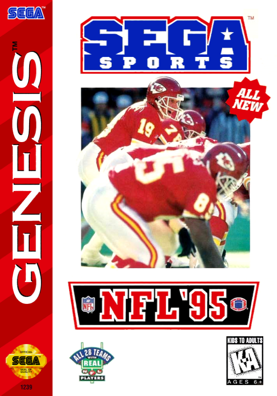 Nfl 95 (Usa) Genesis Print Poster