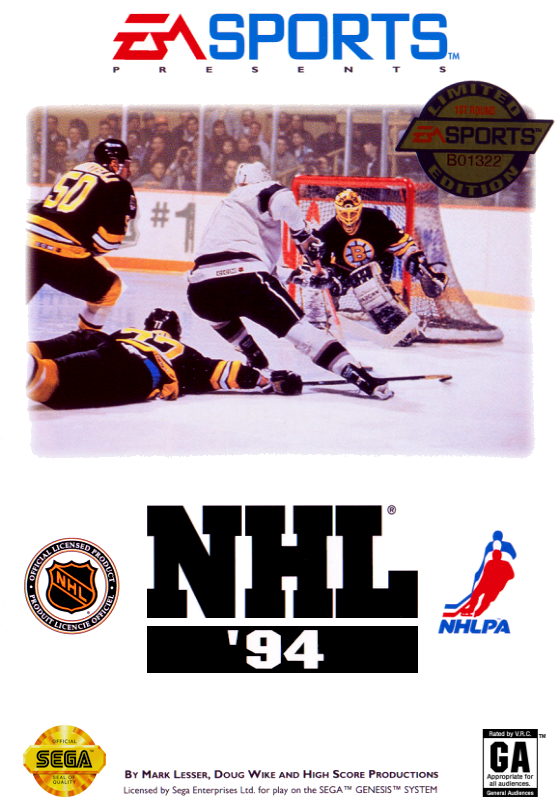 Nhl 94 (Usa) Genesis Print Poster