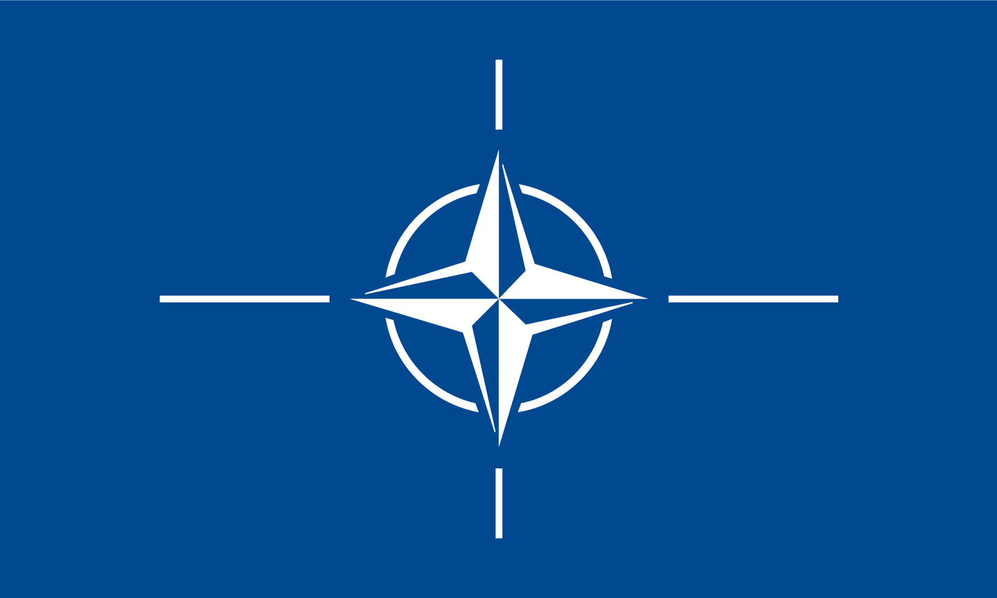Nato Flag Print Poster
