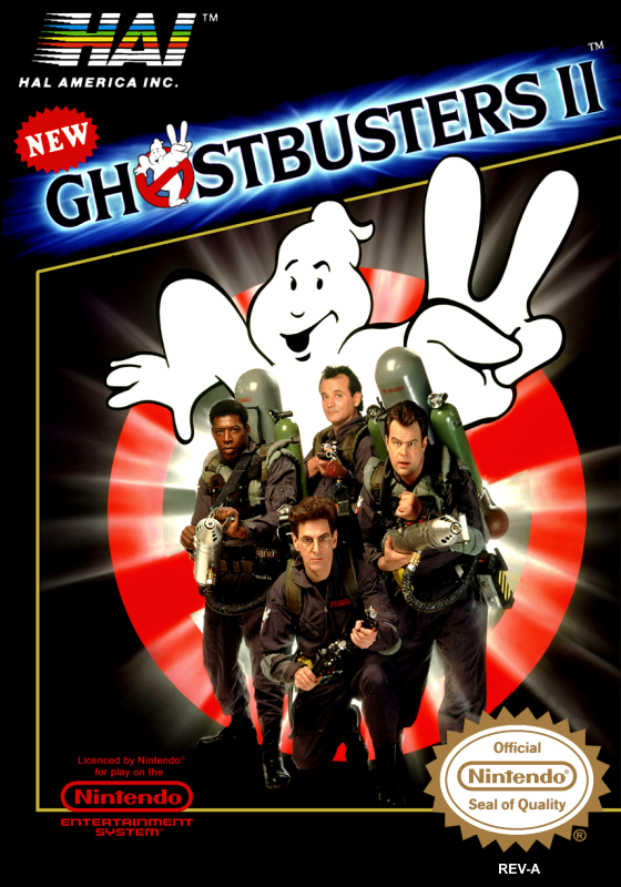 New Ghostbusters Ii (Usa) (Custom, Unreleased) Nes Print Poster