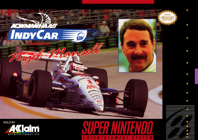 Newman Haas Indy Car Featuring Nigel Mansell (Usa) Snes Print Poster