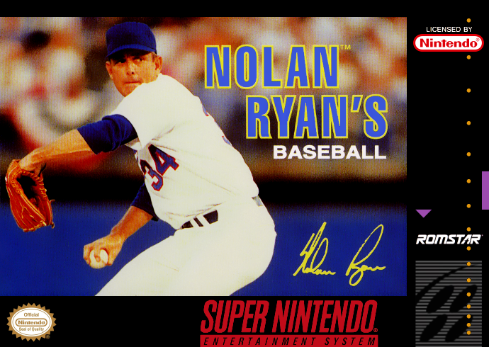 Nolan Ryan S Baseball (Usa) Snes Print Poster