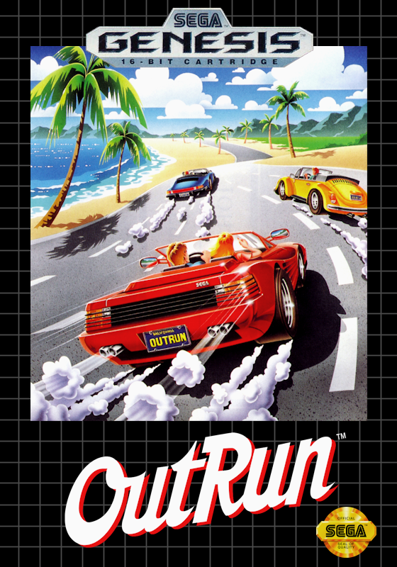 Outrun (Usa) Genesis Print Poster