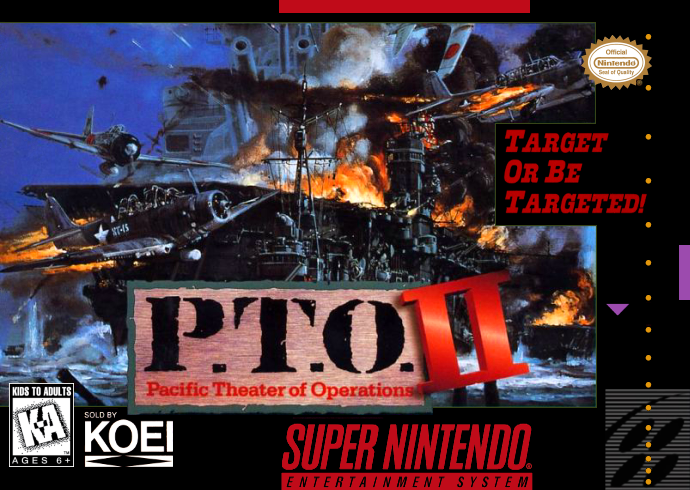 P.T.O. Ii Pacific Theater Of Operations (Usa) Snes Print Poster