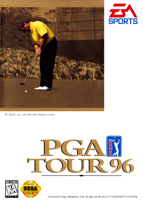 Pga Tour 96 (Usa) Genesis Print Poster