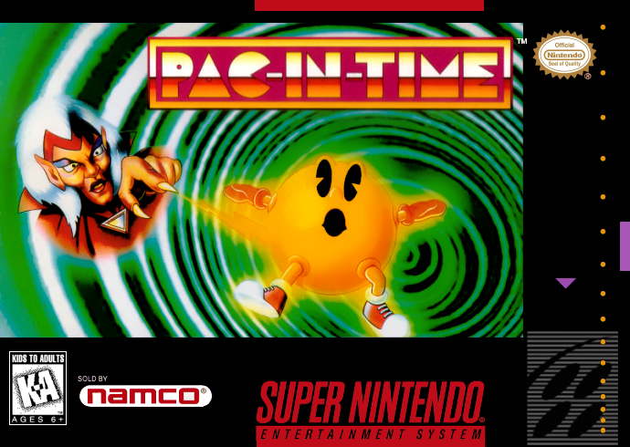 Pac In Time (Usa) Snes Print Poster