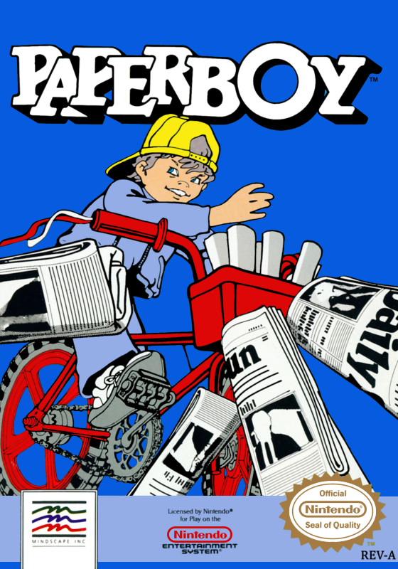 Paperboy (Usa) Nes Print Poster