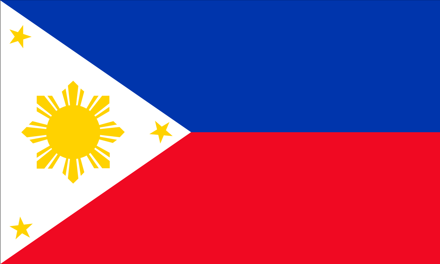 Philippines Flag Print Poster