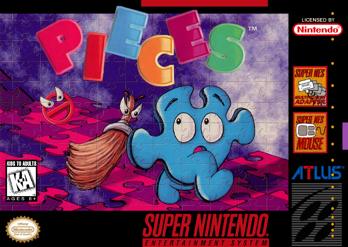 Pieces (Usa) Snes Print Poster