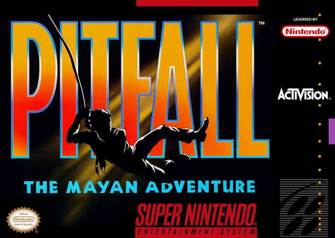 Pitfall The Mayan Adventure (Usa) Snes Print Poster