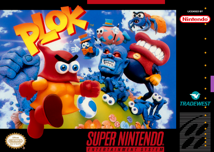 Plok! (Usa) Snes Print Poster