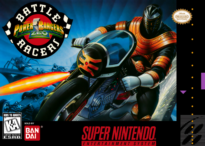 Power Rangers Zeo Battle Racers (Usa) Snes Print Poster