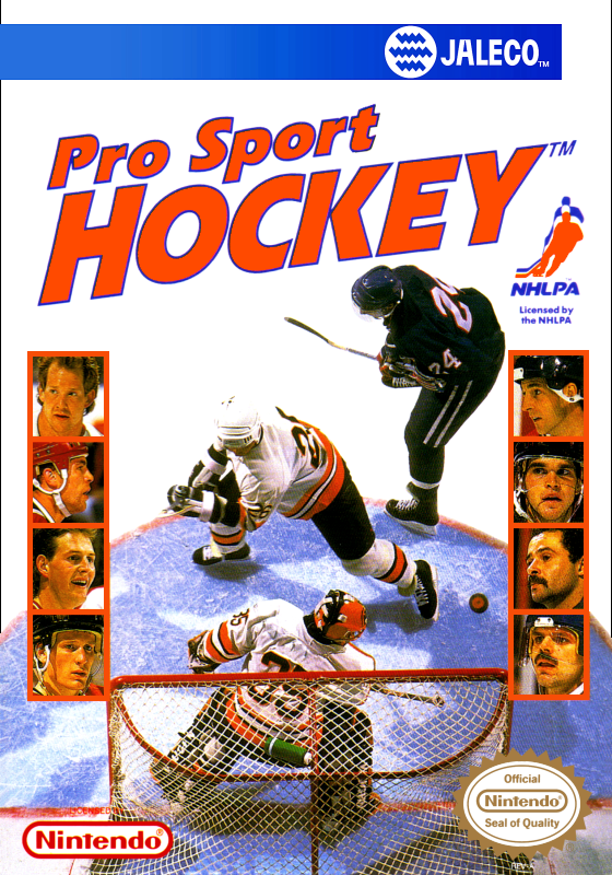 Pro Sport Hockey (Usa) (Bordered For Nes Classic Use) Nes Print Poster