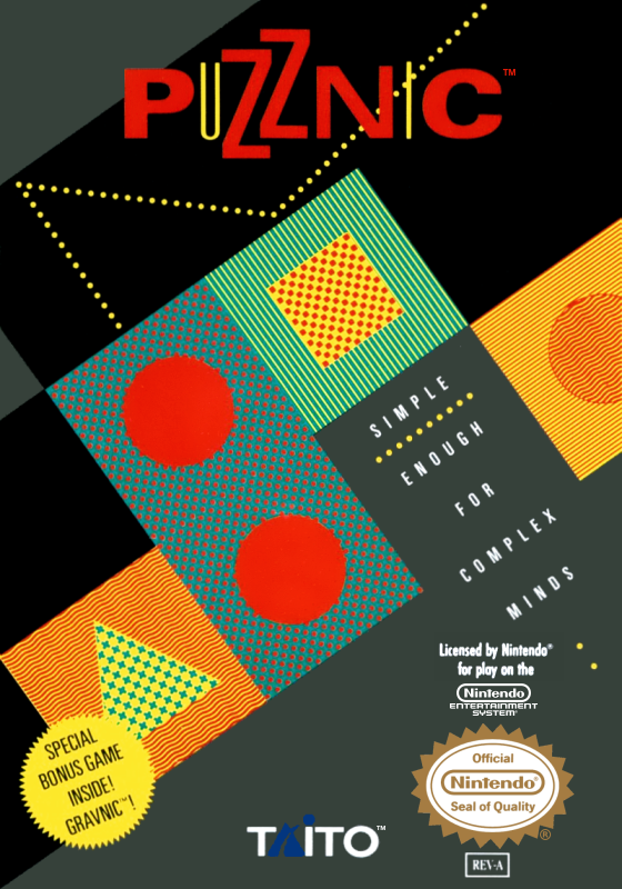 Puzznic (Usa) Nes Print Poster