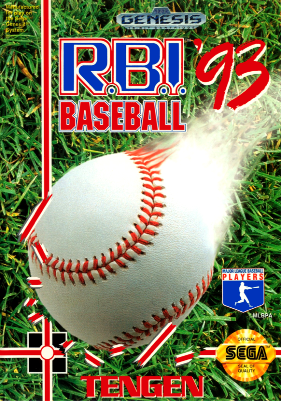 R.B.I. Baseball 93 (Usa) Genesis Print Poster