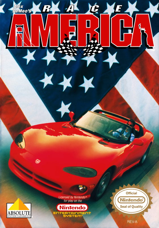 Race America (Usa) Nes Print Poster