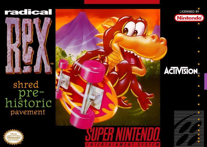 Radical Rex (Usa) Snes Print Poster