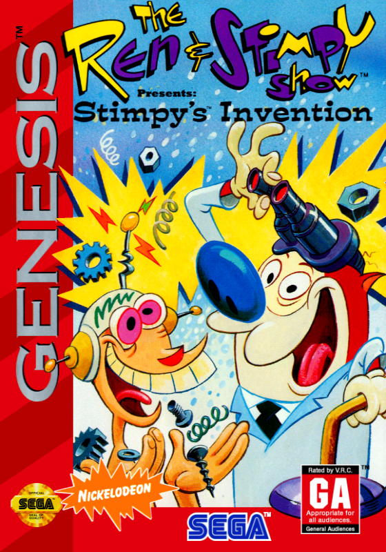 Ren & Stimpy Show, The Stimpy S Invention (Usa) Genesis Print Poster