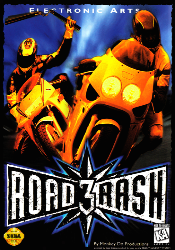 Road Rash 3 (Usa) Genesis Print Poster