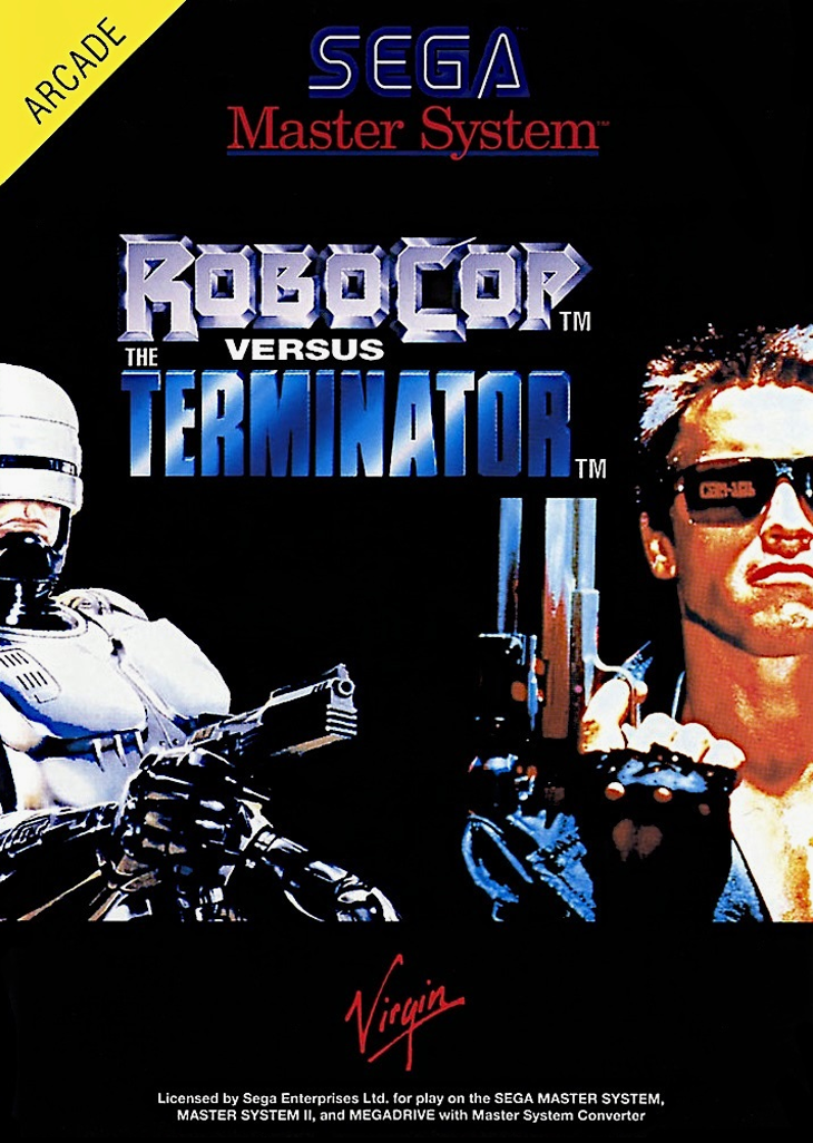 Robocop Versus The Terminator Sega Master System Print Poster
