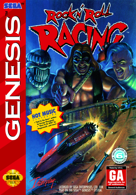 Rock N Roll Racing (Usa) Genesis Print Poster