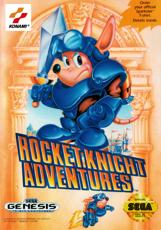 Rocket Knight Adventures (Usa) Genesis Print Poster
