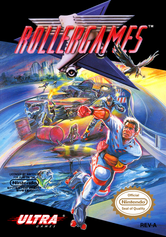 Rollergames (Usa) Nes Print Poster