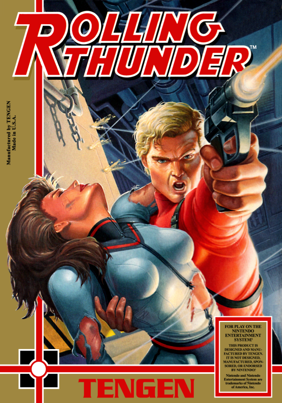 Rolling Thunder (Usa) (Tengen Unlicensed) Nes Print Poster