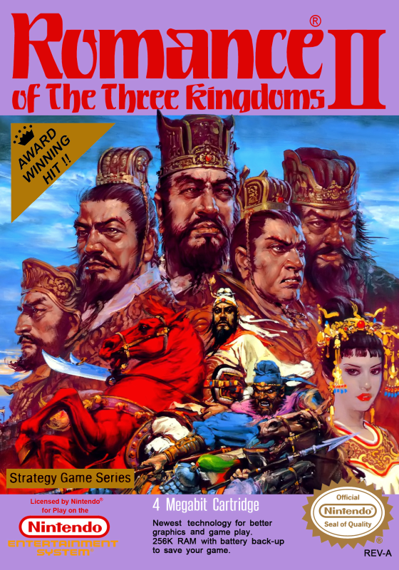 Romance Of The Three Kingdoms Ii (Usa) Nes Print Poster