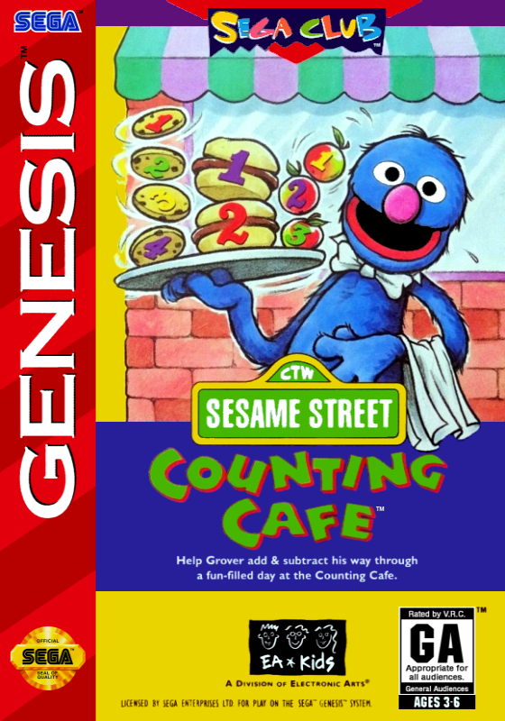 Sesame Street Counting Cafe (Usa) Genesis Print Poster