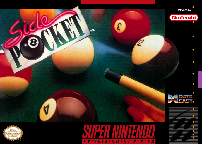 Side Pocket (Usa) Snes Print Poster