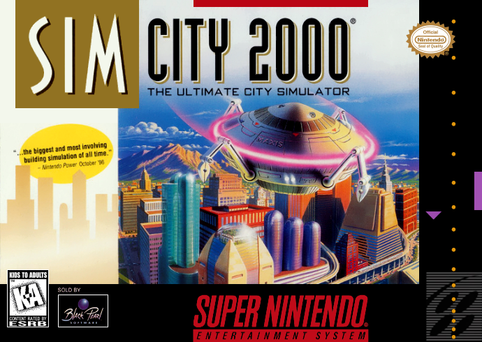 Simcity 2000 (Usa) Snes Print Poster