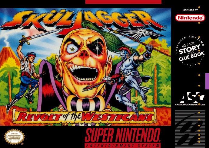 Skuljagger Revolt Of The Westicans (Usa) Snes Print Poster