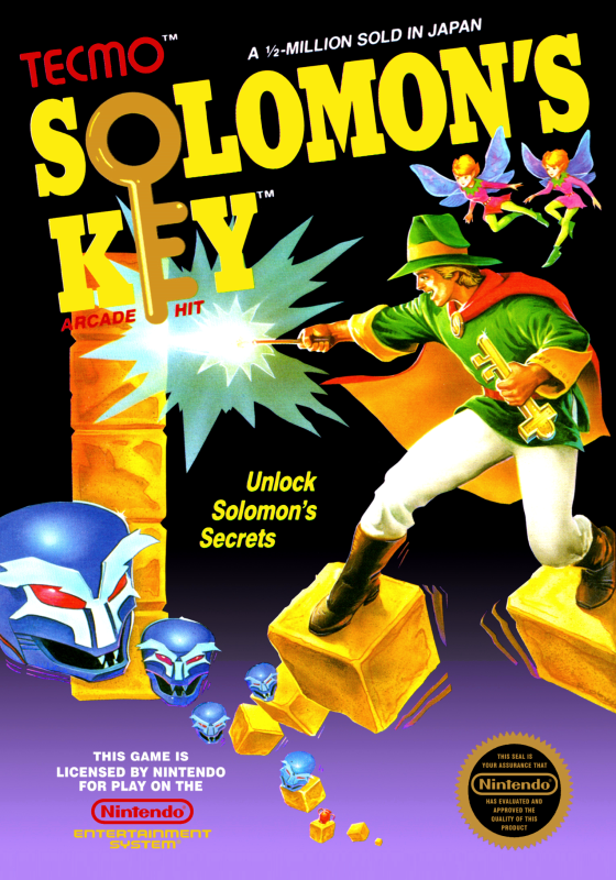 Solomon S Key (Usa) Nes Print Poster
