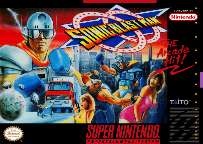 Sonic Blast Man (Usa) Snes Print Poster