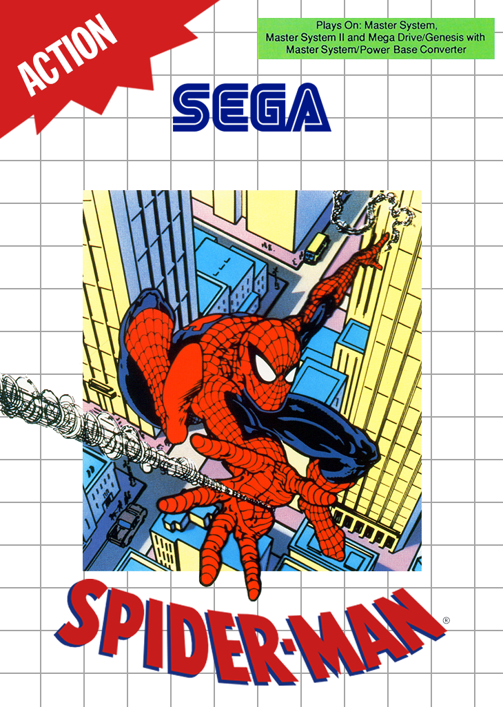 Spider Man Vs. The Kingpin Sega Master System Print Poster