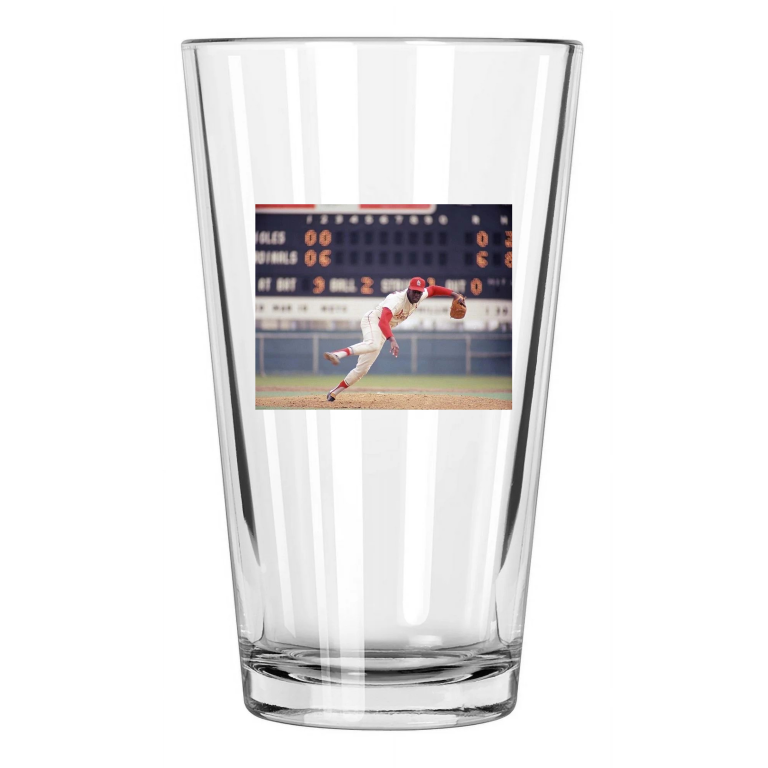 St Louis Cardinals Bob Gibson Photo Baseball Hof 81 Pint Beer Drinking Glass