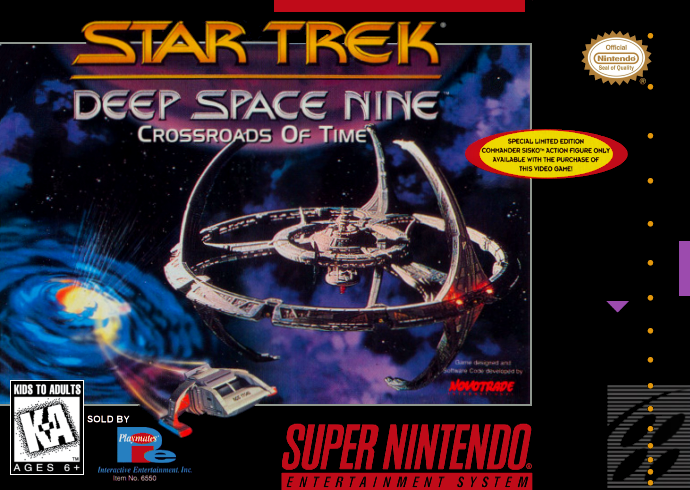 Star Trek Ds9 Crossroads Of Time (Usa) Snes Print Poster